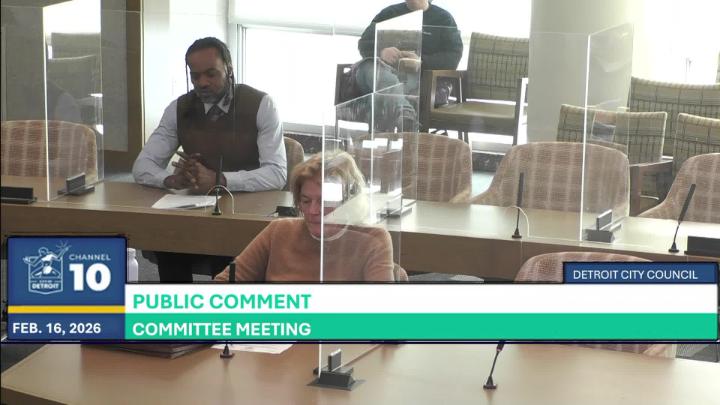 Thumbnail image for Detroit City Council Public Health and Safety 02-16-2026