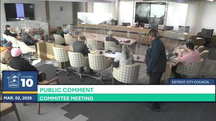 Thumbnail image for Detroit City Council Public Health and Safety 03-02-2026