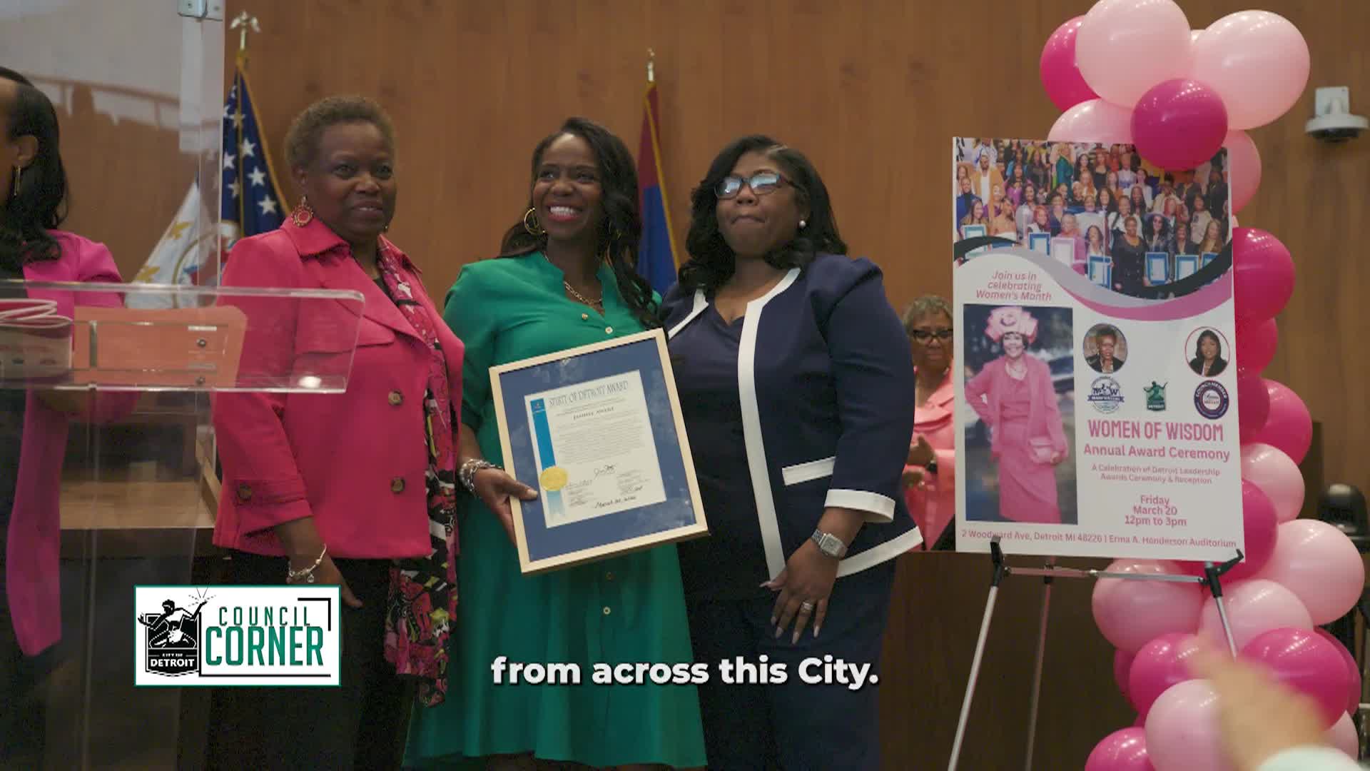Thumbnail image for Council Member  WATERS  Women of Wisdom Annual Award Ceremony  03-02-2026