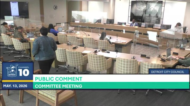 Thumbnail image for Detroit City Council Budget Finance and Audit 05-13-2026