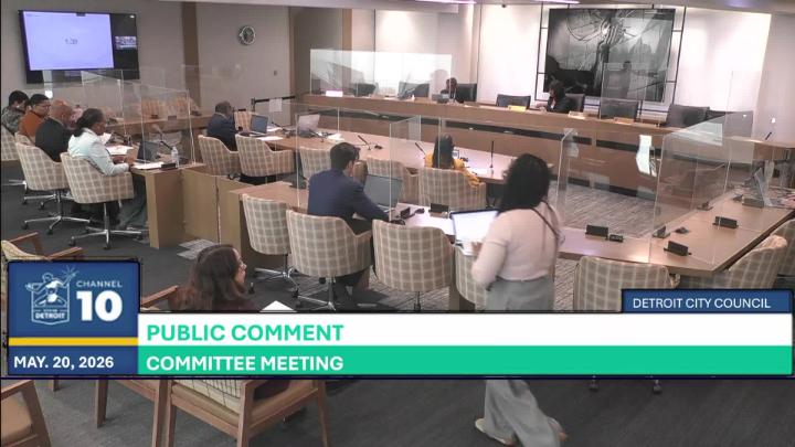 Thumbnail image for Detroit City Council Budget Finance and Audit 05-20-2026