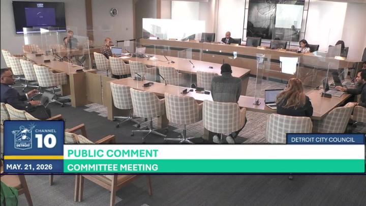 Thumbnail image for Detroit City Council Planning Economics 05-21-2026