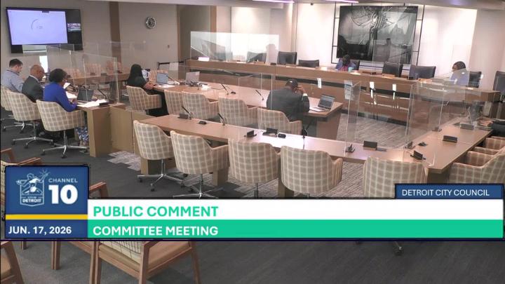 Thumbnail image for Detroit City Council Budget Finance and Audit 06-17-2026
